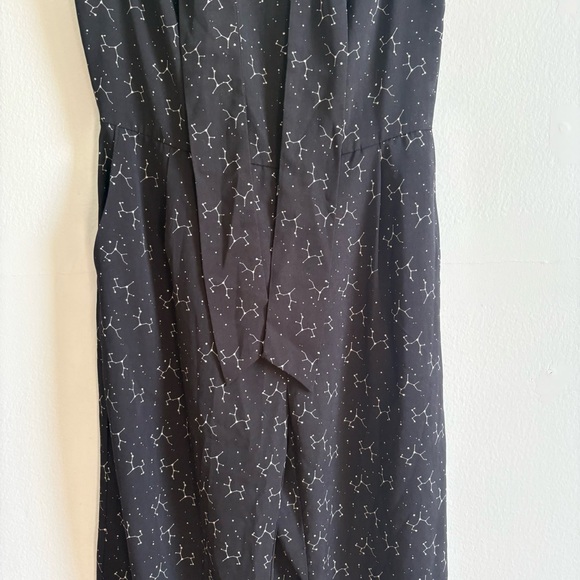 Birds Of North America Sz 8 Needletail Black Astrology Star Galaxy Jumpsuit - Picture 6 of 13